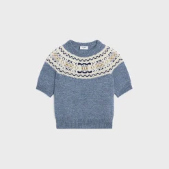 New sweater in Triomphe fair isle wool Women Knitwear