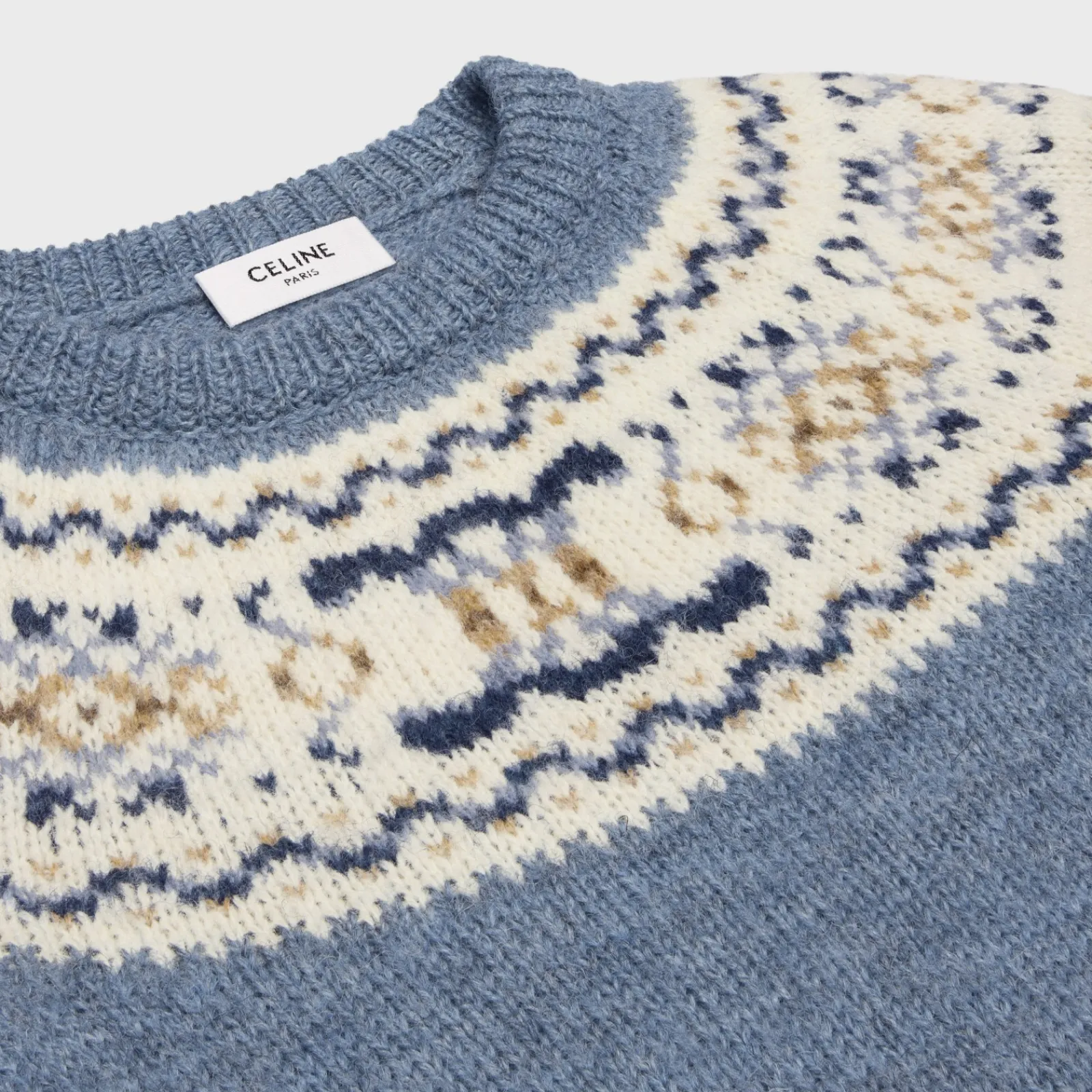 New sweater in Triomphe fair isle wool Women Knitwear