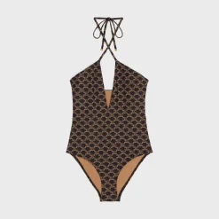 Online SWIMSUIT IN MONOGRAM JERSEY Women Swimwear And Lingerie