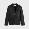 Fashion tailored jacket in soft lambskin Women Jackets | Leather And Shearling