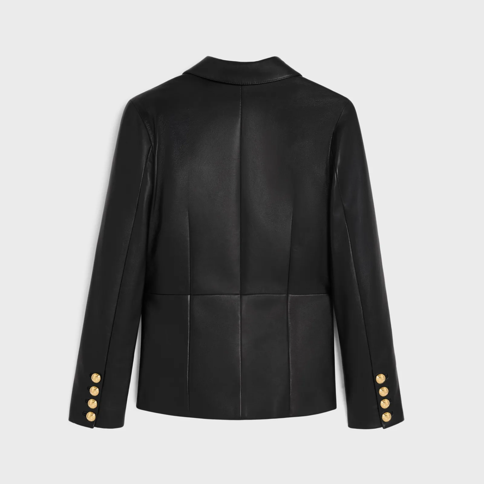Fashion tailored jacket in soft lambskin Women Jackets | Leather And Shearling