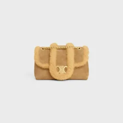 Hot TEEN VICTOIRE BAG in SUEDE CALFSKIN AND SHEARLING Women More Lines·Celine Victoire | Categories·Cross-Body Bags