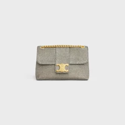 Sale TEEN VICTOIRE BAG in GLITTER TEXTILE Women More Lines·Celine Victoire | Categories·Cross-Body Bags