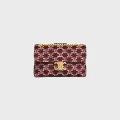 Online TEEN VICTOIRE BAG in TRIOMPHE CANVAS TWO-TONE Women Triomphe Canvas | More Lines·Celine Victoire