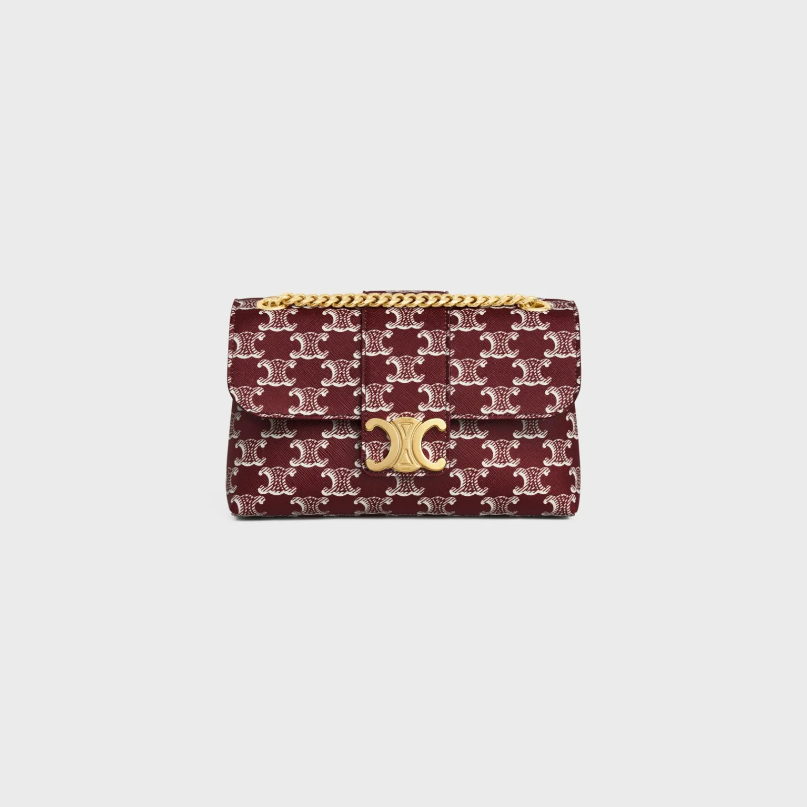 Online TEEN VICTOIRE BAG in TRIOMPHE CANVAS TWO-TONE Women Triomphe Canvas | More Lines·Celine Victoire