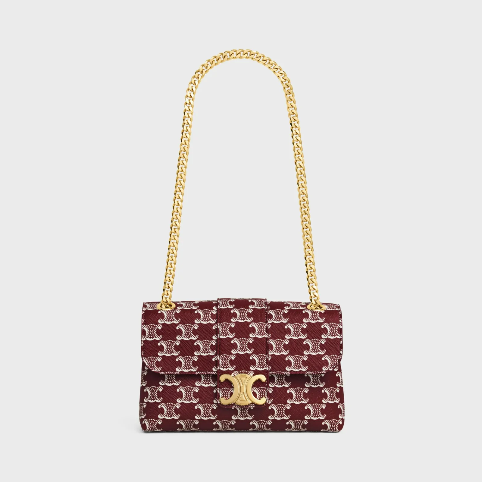 Online TEEN VICTOIRE BAG in TRIOMPHE CANVAS TWO-TONE Women Triomphe Canvas | More Lines·Celine Victoire