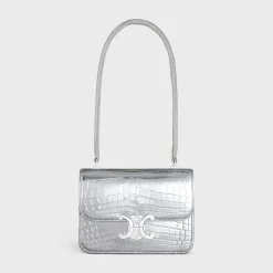 Hot TEEN GARANCE bag in LAMINATED NILOTICUS CROCODILE Women More Lines·Other Lines | Categories·Shoulder Bags