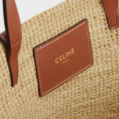 Best TEEN SUPPLE CLASSIC PANIER in Raffia and calfskin Women More Lines·Classic Panier | Categories·Top-Handle Bags