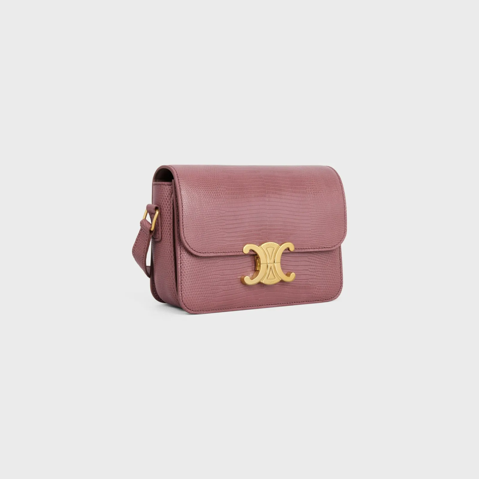 Discount Teen Triomphe Bag in lizard Women Triomphe | Categories·Cross-Body Bags