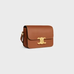 Online Teen Triomphe Bag in Natural Calfskin Women Triomphe | Categories·Cross-Body Bags