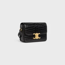 Best Teen Triomphe Bag in Niloticus Crocodile Women Triomphe | Categories·Cross-Body Bags