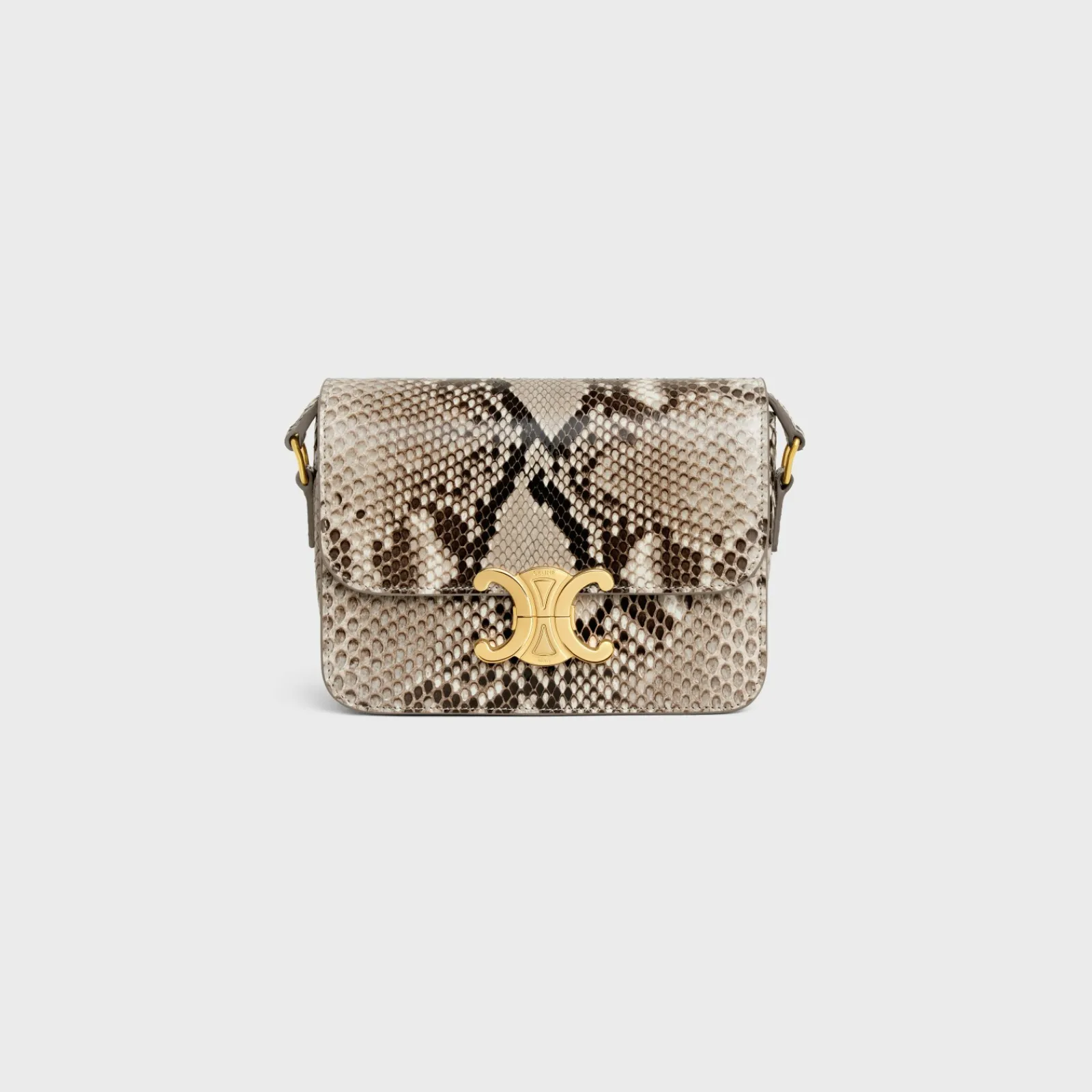 Best Teen Triomphe Bag in PYTHON Women Triomphe | Categories·Cross-Body Bags