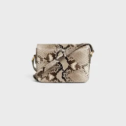 Best Teen Triomphe Bag in PYTHON Women Triomphe | Categories·Cross-Body Bags