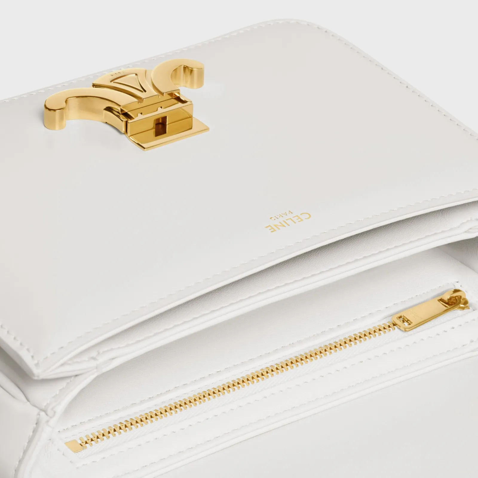 Hot Teen Triomphe Bag in shiny calfskin Women Triomphe | Categories·Cross-Body Bags