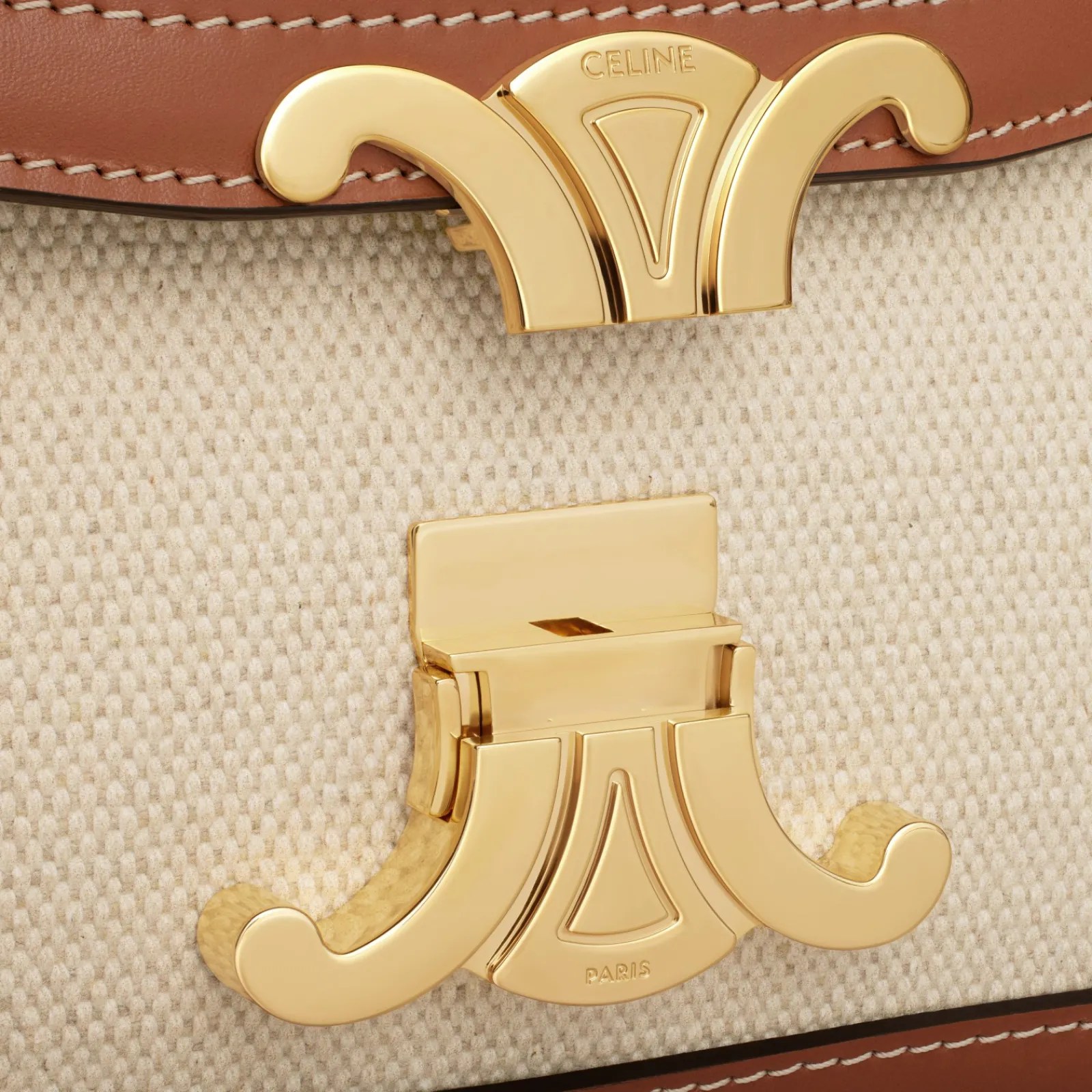 Sale TEEN TRIOMPHE BAG in TEXTILE AND CALFSKIN Women Triomphe | Categories·Cross-Body Bags