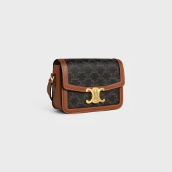 Outlet TEEN TRIOMPHE BAG in Triomphe Canvas and Calfskin Women Triomphe | Triomphe Canvas