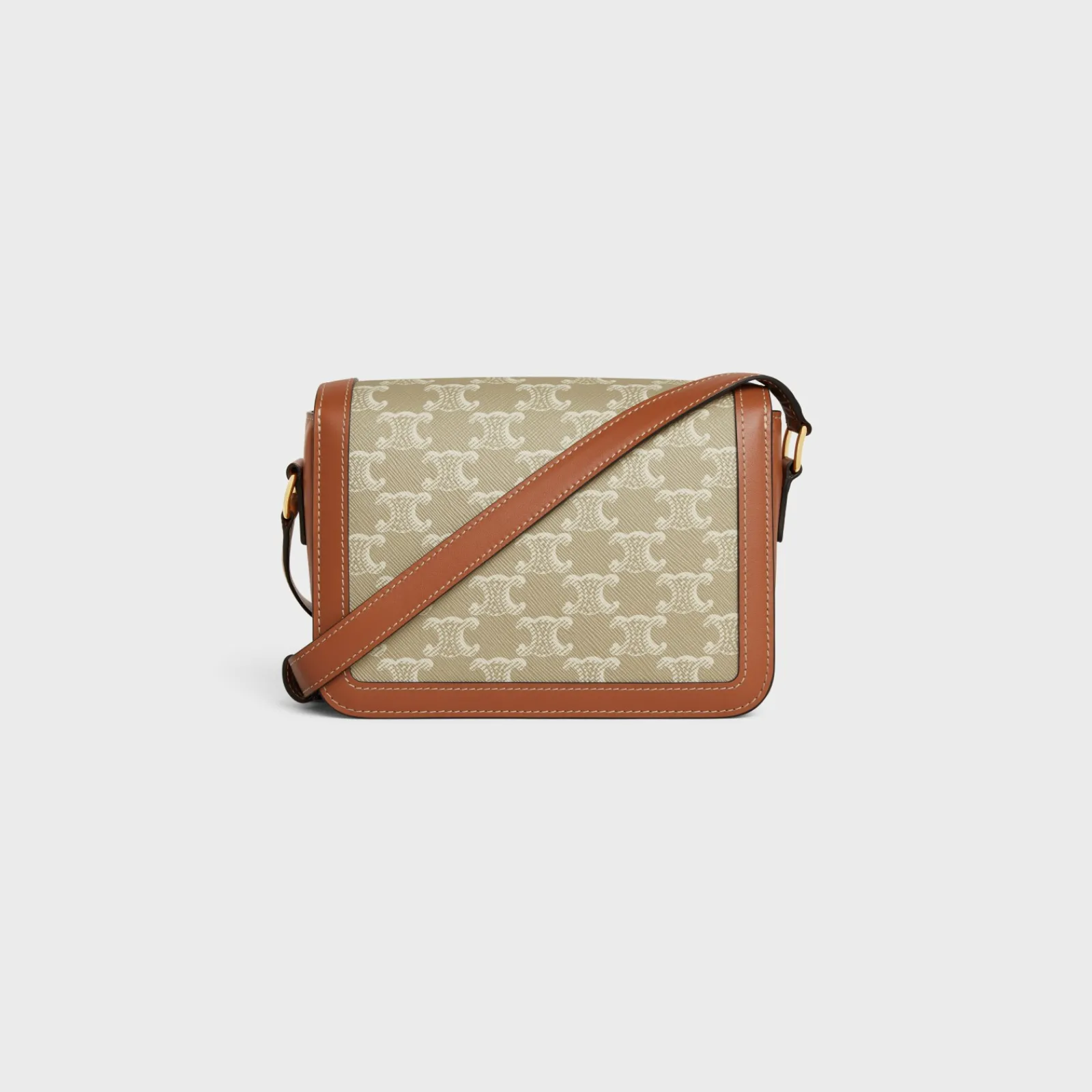 Discount TEEN TRIOMPHE BAG in Triomphe Canvas and calfskin Women Triomphe | Triomphe Canvas