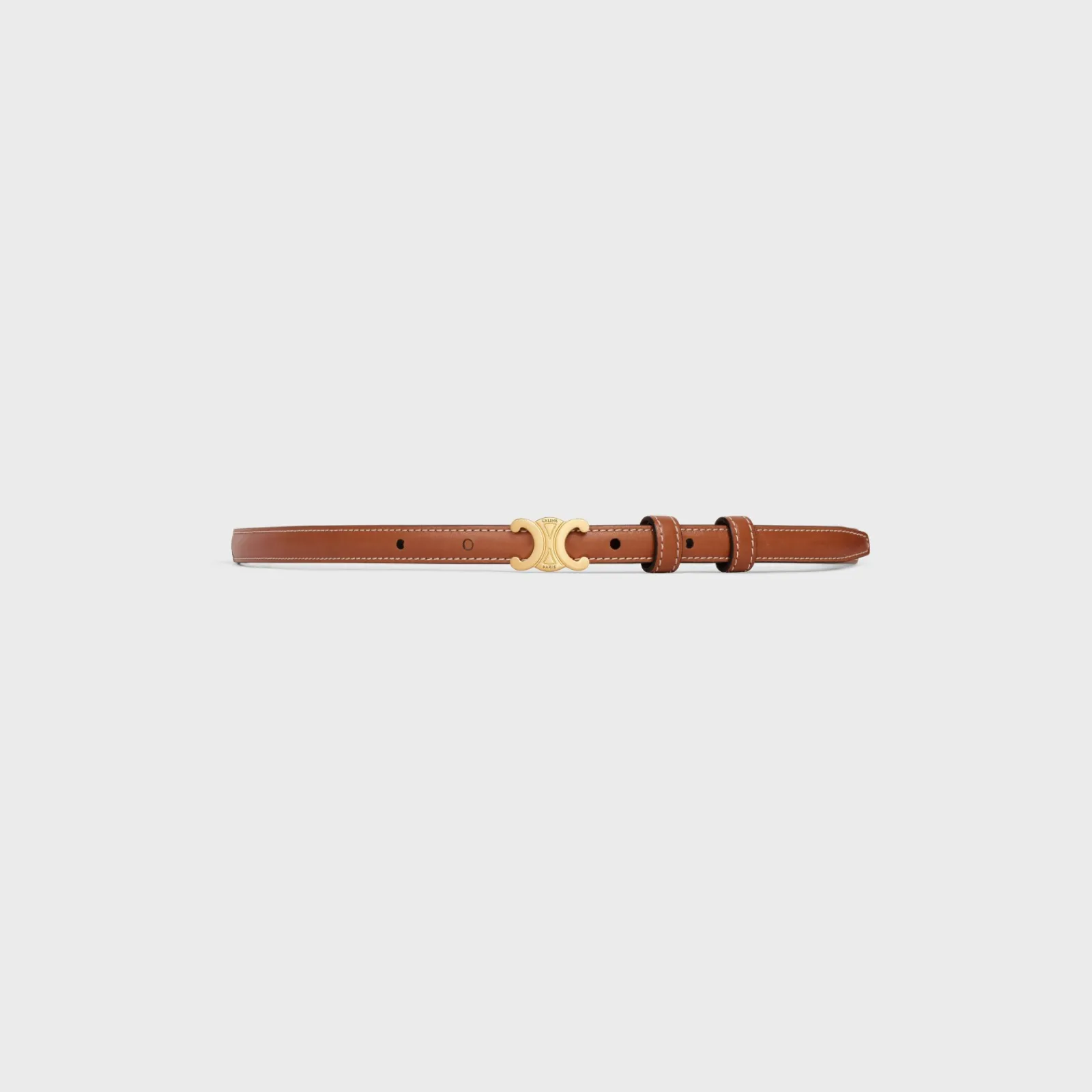 Outlet TEEN TRIOMPHE BELT in Natural Calfskin Women Triomphe