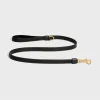 Sale Thin Dog Leash in Sequins and Calfskin Dog Accessories