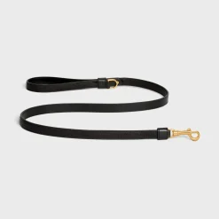 Sale Thin Dog Leash in Sequins and Calfskin Dog Accessories