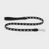Discount Thin Dog Leash in Smooth Calfskin with Studs Dog Accessories