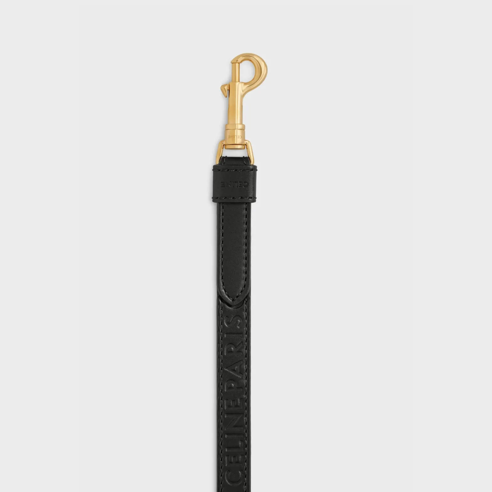 Online Thin dog leash in smooth calfskin with embossed Dog Accessories
