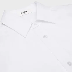 Discount tommy shirt in striped cotton and linen Women Shirts And Tops