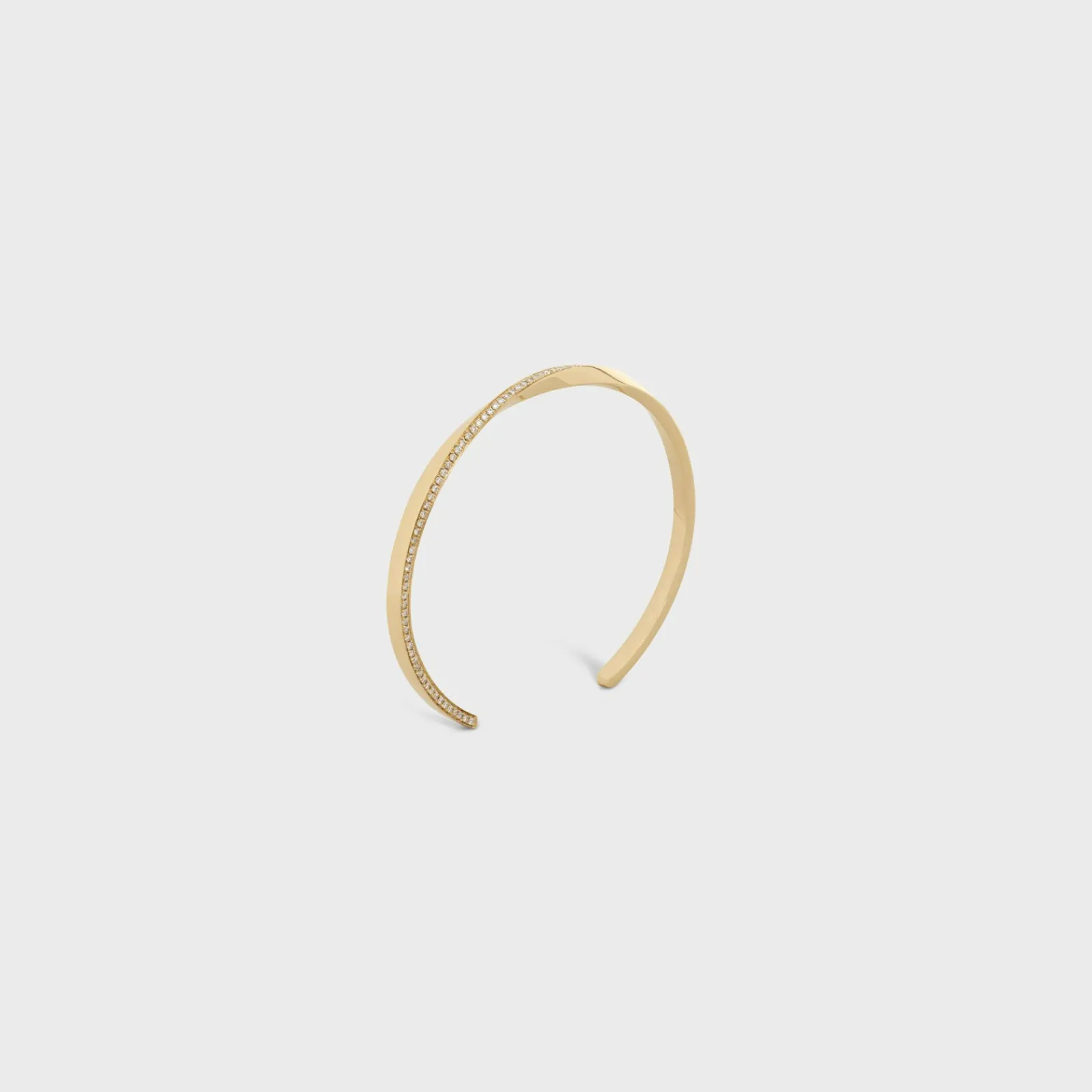 Online Torsion Bracelet in Yellow Gold and Diamonds Women Other Lines | Categories·Bracelets
