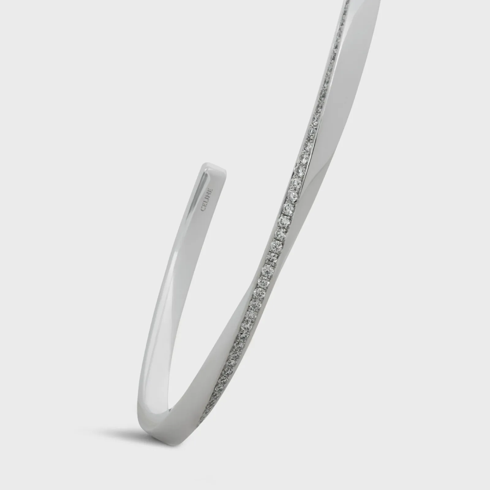 Clearance Torsion Bracelet in White Gold and Diamonds Women Other Lines | Categories·Bracelets
