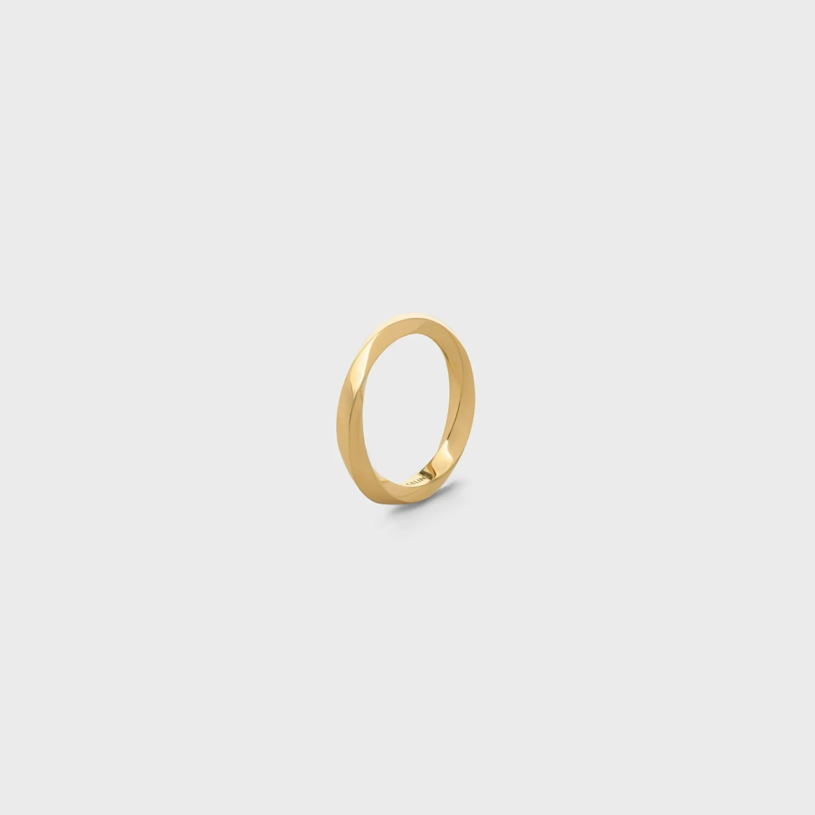 Fashion Torsion Ring in Yellow Gold Women Other Lines | Categories·Rings