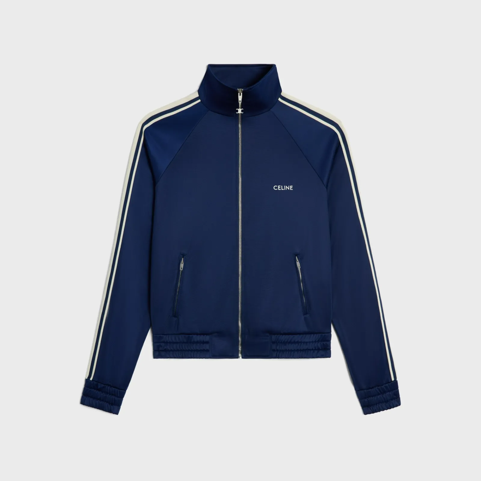 Fashion tracksuit jacket in vintage double jersey T-Shirts And Sweatshirts | Coats & Blousons