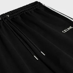 Fashion tracksuit pants in double face jersey Pants And Shorts
