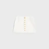 New trapeze mini skirt in cotton twill Women Dresses And Skirts