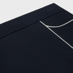 Hot trapeze mini skirt in gauffered double wool Women Dresses And Skirts
