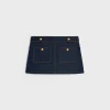 Hot trapeze mini skirt in raw wash denim Women Dresses And Skirts | Denim