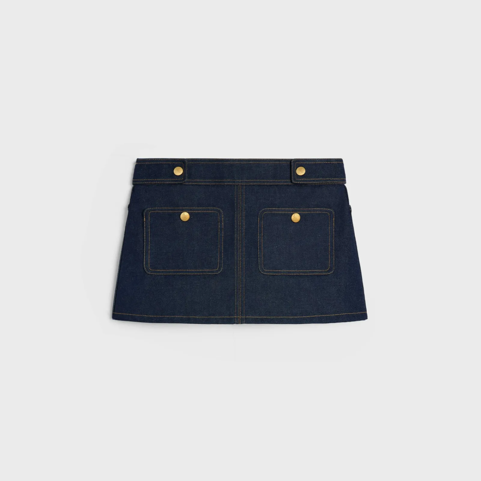 Hot trapeze mini skirt in raw wash denim Women Dresses And Skirts | Denim