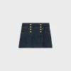 Best trapeze mini skirt in wash denim Women Dresses And Skirts | Denim