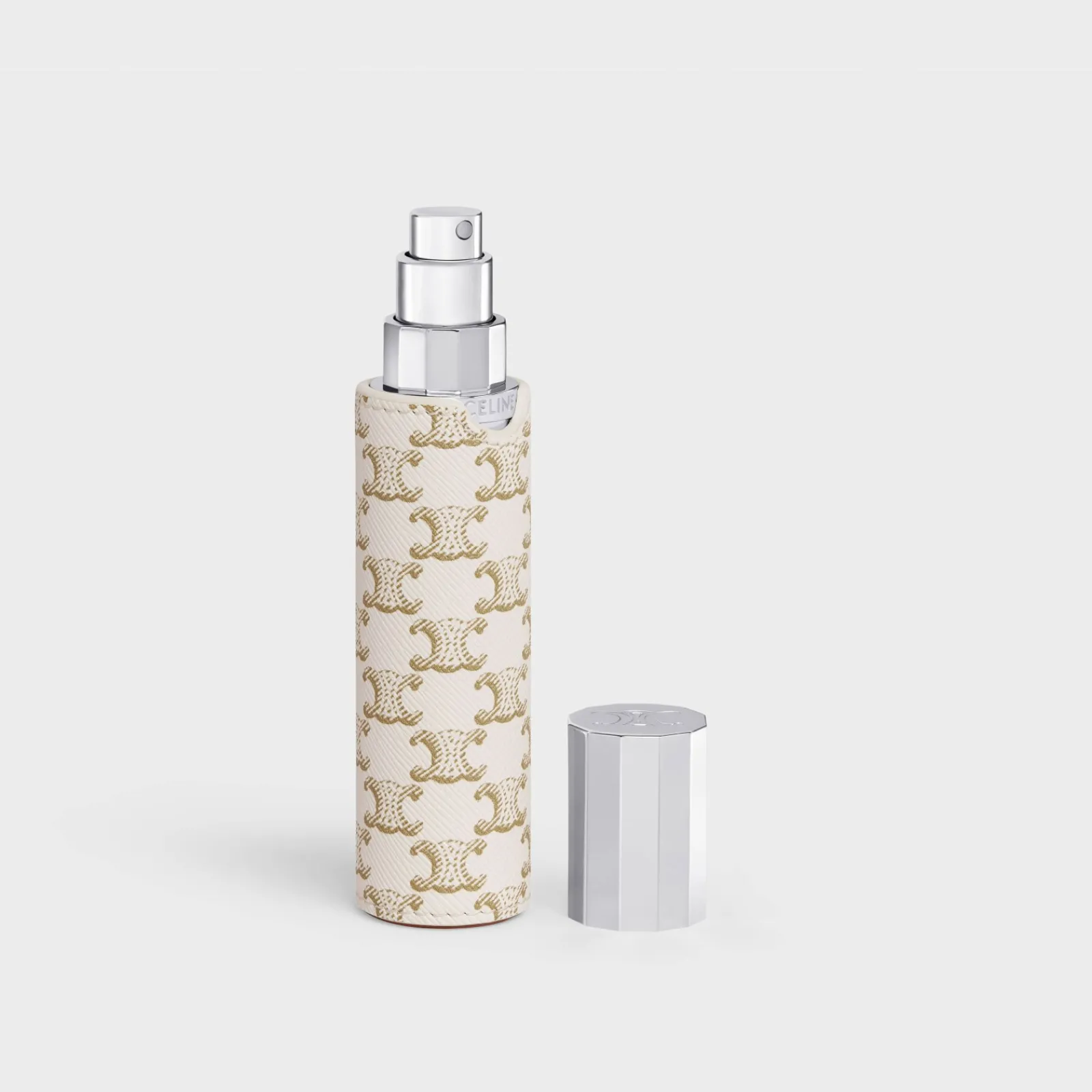 Online TRAVEL SPRAY Case in Triomphe Canvas and Calfskin Fragrances | Travel Sprays