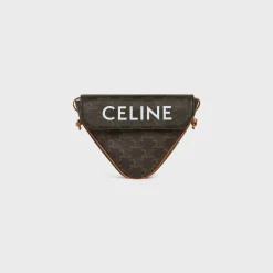 Online triangle bag in Triomphe Canvas with print Triomphe Canvas | Categories·Cross-Body Bags