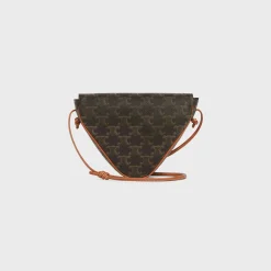 Online triangle bag in Triomphe Canvas with print Triomphe Canvas | Categories·Cross-Body Bags