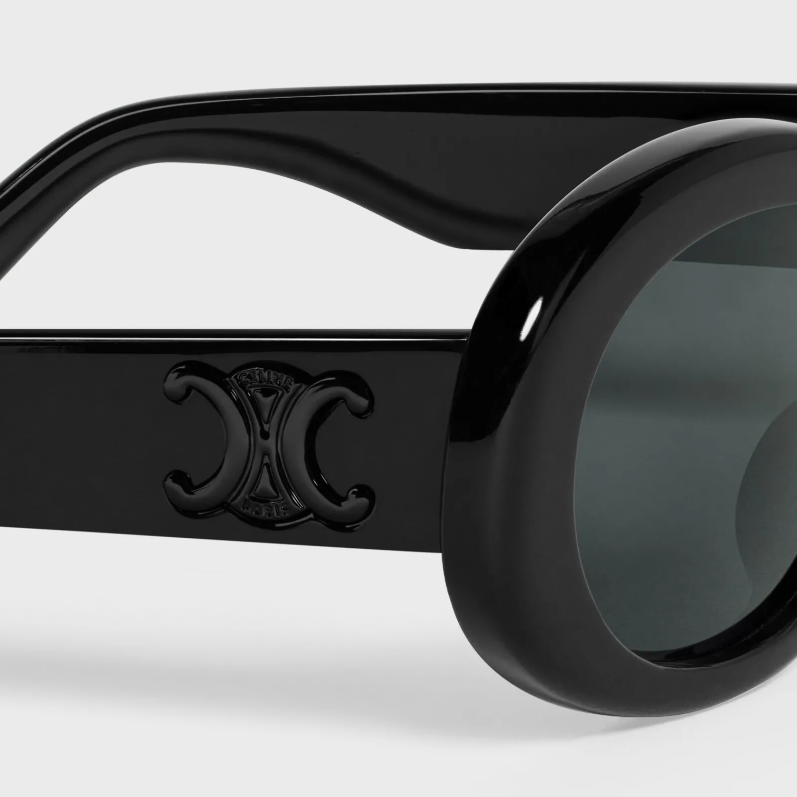 New Triomphe 01 Sunglasses in Acetate Women Triomphe | Categories·Round