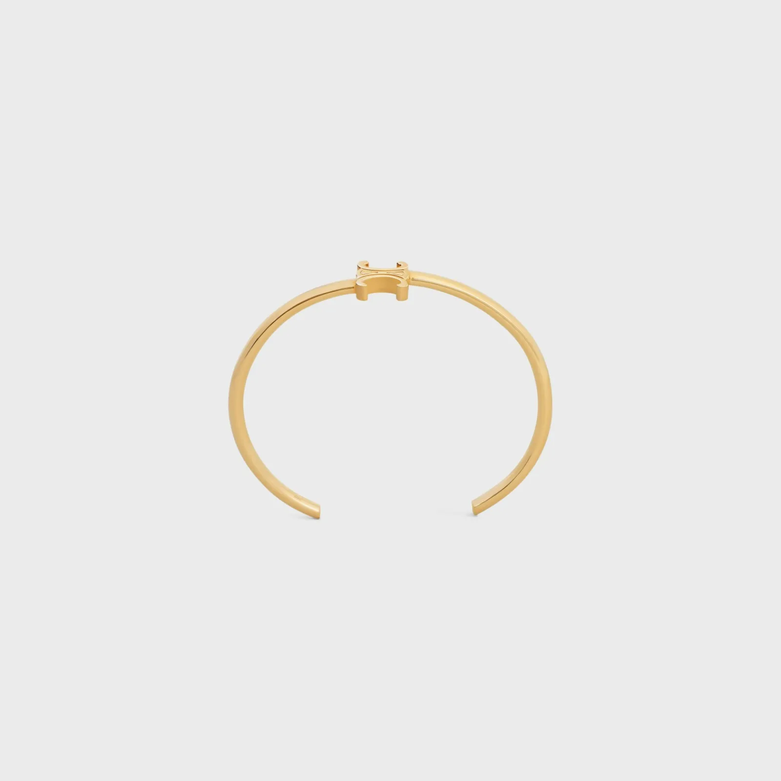 Hot Triomphe Asymmetric Cuff in Brass with Finish Women Triomphe | Categories·Bracelets