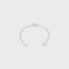 Best Triomphe Asymmetric Cuff in Brass with Rhodium Finish Women Triomphe | Categories·Bracelets