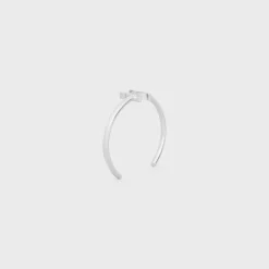 Best Triomphe Asymmetric Cuff in Brass with Rhodium Finish Women Triomphe | Categories·Bracelets