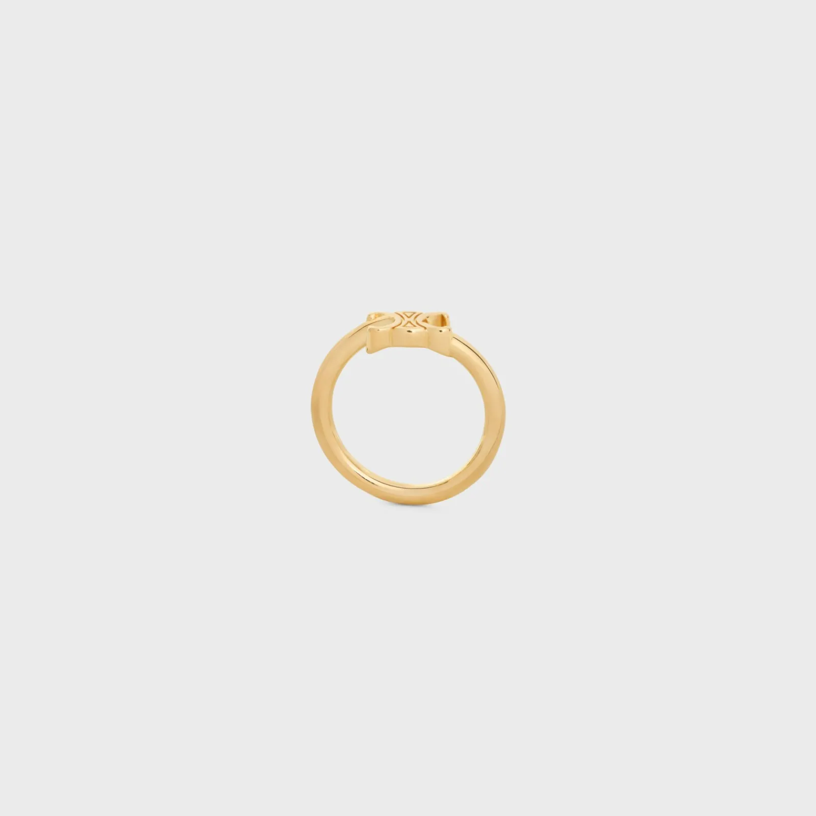 Best Triomphe Asymmetric Ring in Brass with Finish Women Triomphe | Categories·Rings
