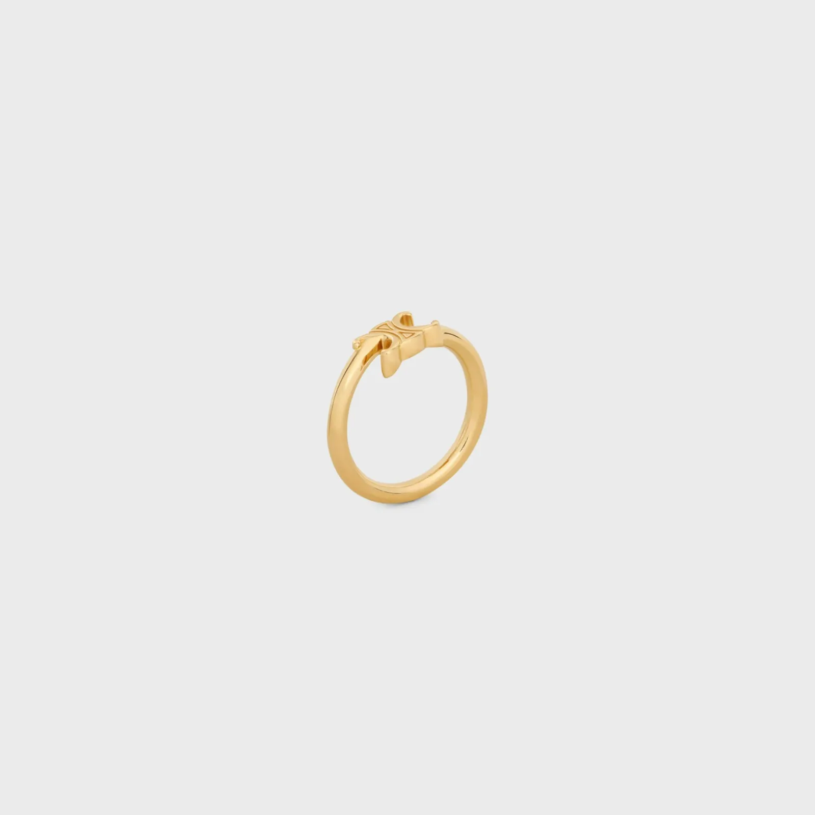 Best Triomphe Asymmetric Ring in Brass with Finish Women Triomphe | Categories·Rings