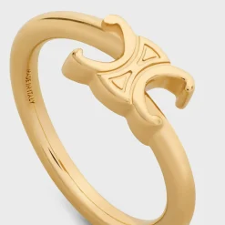 Best Triomphe Asymmetric Ring in Brass with Finish Women Triomphe | Categories·Rings