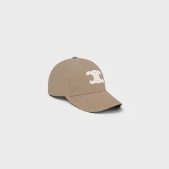 Sale triomphe baseball cap in cotton Women Bucket Hats And Caps