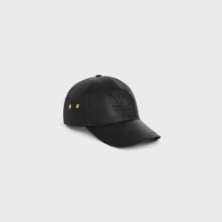 Outlet triomphe baseball cap in lambskin Women Bucket Hats And Caps | Hats And Soft Accessories