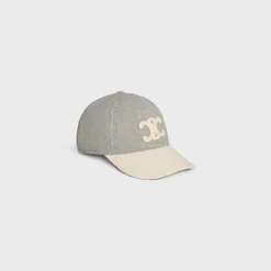 Fashion triomphe baseball cap in wool Women Bucket Hats And Caps